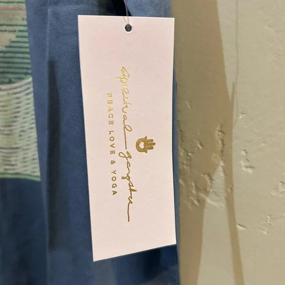 Spiritual Gangster Teal Graphic Muscle Tee - Picture 3 of 7